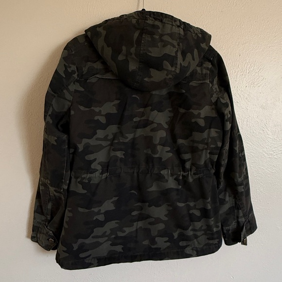 Lucky Brand Hooded Twill Anorak Jacket Lucky Brand Camo Utility Jacket Hooded L - Picture 6 of 8